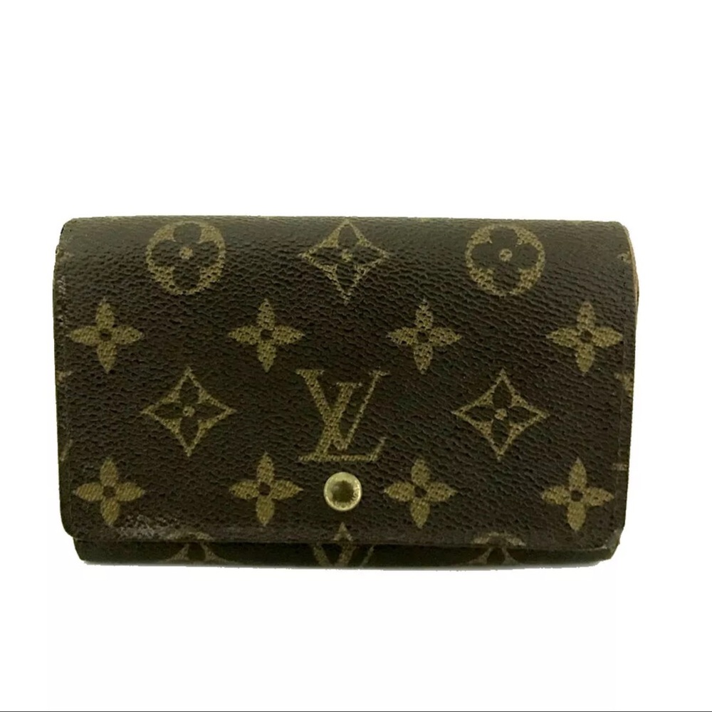 Authentic Vintage Louis Vuitton Monogram Porte Monnaie Billets Tresor Wallet